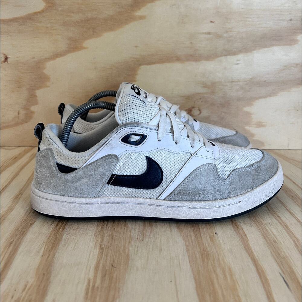 Nike - SB Alleyoop - Sneakers - White/Gray - Men's - 9.5 - CJ0882-100
